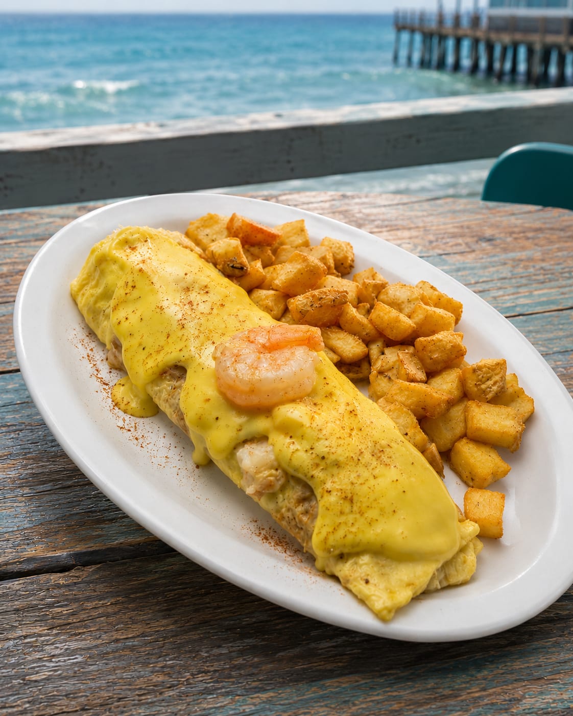 Seafood Omelet