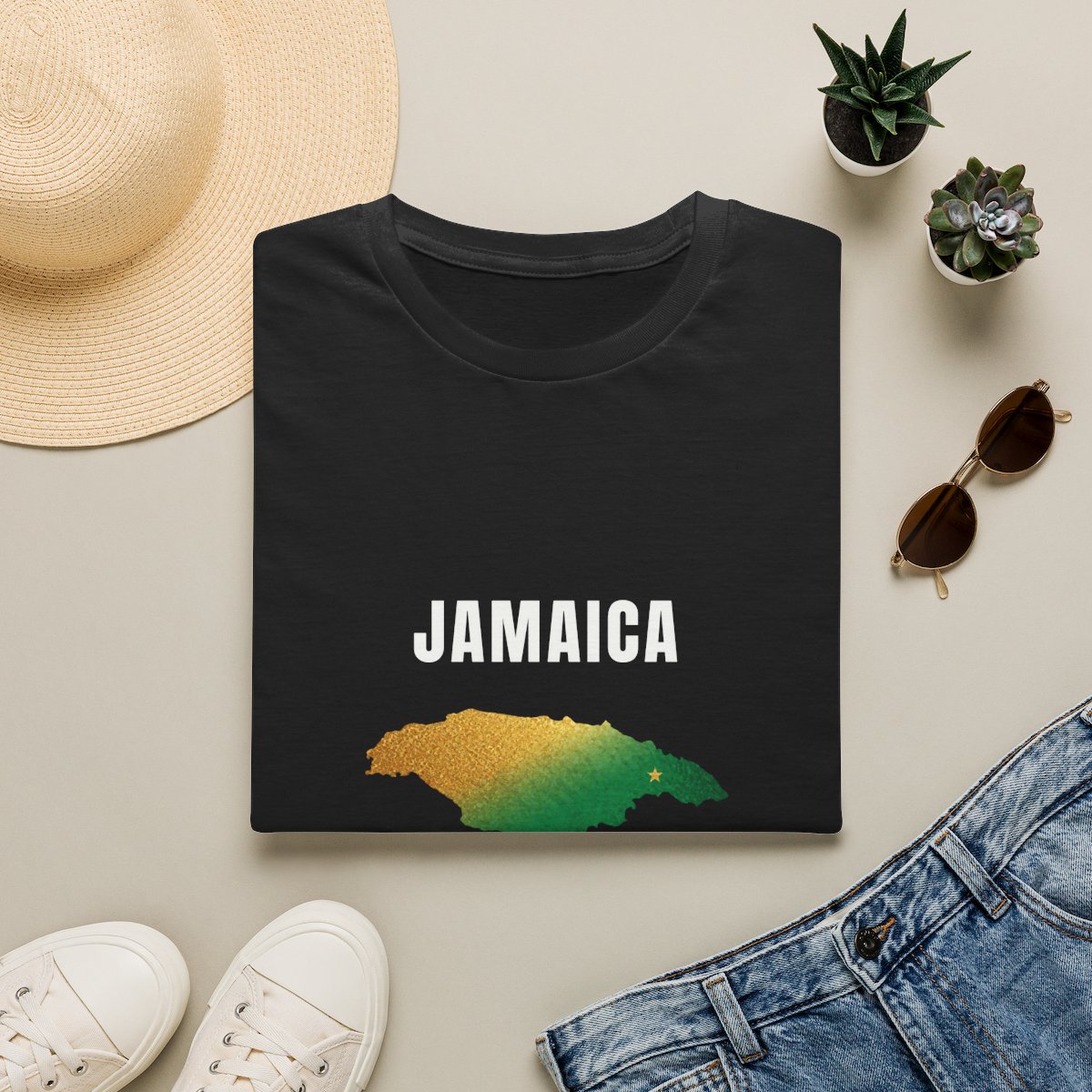 Jamaica Map — Unisex Tee